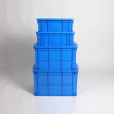 HDPP Stackable Europe standard workshop factories transport use square solid box custom logo plastic EU crate