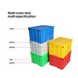 HDPP Stackable Europe standard workshop factories transport use square solid box custom logo plastic EU crate