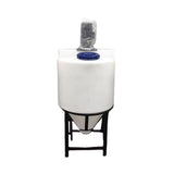 High quality plastic chemical mixing tank with agitator mixing equipment