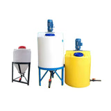 High quality plastic chemical mixing tank with agitator mixing equipment