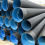 HDPE Double Wall HDPE Corrugated Pipe for Drainage and Sewerage DN200-DN1200