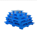 Heavy duty reusable virgin HDPE hard solid flat top closed deck plastic pallet food grade hygenic plastic pallet