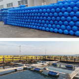 High buoyancy anti acid polyethylene plastic float ball fishing area protection warning floating ball in the sea